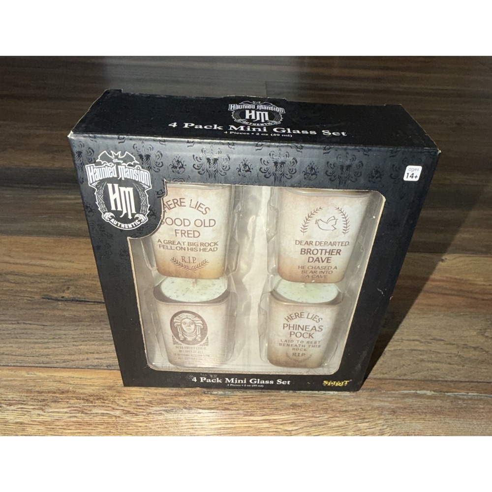 Haunted Mansion Inspired Handmade Scented Glitter Candles Set of 4 Halloween